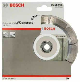 Диск алмазный сегм. Bosch 125х22.2 Concrete