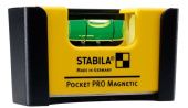 Уровень карманный Stabila Pocket Pro Magnetic, с чехлом на пояс