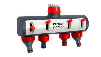 Распределитель Elitech Garden 4-канальный 19/25 мм