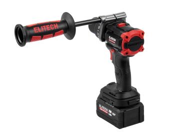 Аккумуляторная дрель-шуруповерт Elitech HD CD 20BL2, 1x4.0 Ач (E2201.042.01)
