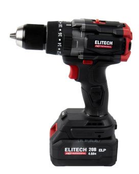 Аккумуляторная дрель-шуруповерт Elitech HD CD 20BL2, 1x4.0 Ач (E2201.042.01)