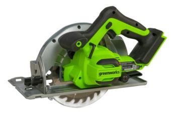 Пила циркулярная аккумуляторная Greenworks GD24CS