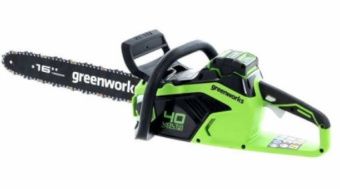 Пила аккумуляторная GreenWorks  GD40CS18K2