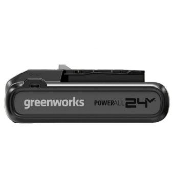 Аккумулятор Greenworks G24B4+, 24V, 4Ач, с двумя USB-C разъемами