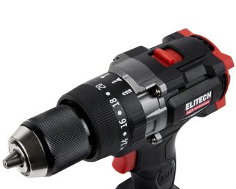 Аккумуляторная дрель-шуруповерт Elitech HD CD 20BL2, 1x4.0 Ач (E2201.042.01)