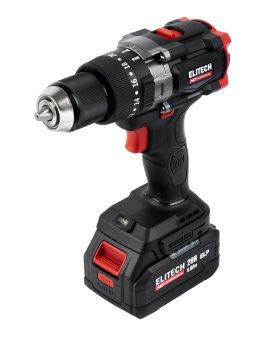Аккумуляторная дрель-шуруповерт Elitech HD CD 20BL2, 1x4.0 Ач (E2201.042.01)