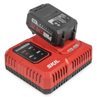 Комплект: Зарядное устройство SKIL QC5360 6А) и Аккумуляторная батарея SKIL BY5196 (4Ач)