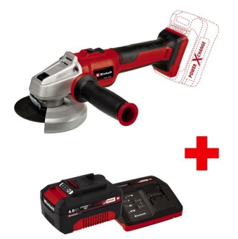 Шлифмашина угловая аккумуляторная Einhell PXC Axxio 18/125 Q BL (1x4.0 Ач)