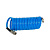 Шланг Fubag спиральный с фитингами для компрессора, 6*10мм, 15бар, полиуретан, 5м.