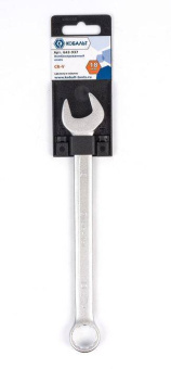Ключ комбинированный КОБАЛЬТ 18 мм Cr-V (1 шт.) подвес