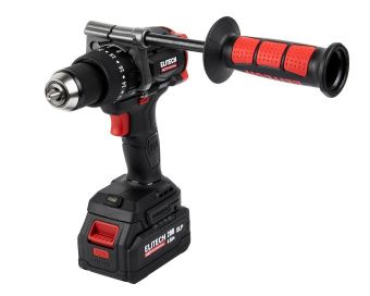 Аккумуляторная дрель-шуруповерт Elitech HD CD 20BL2, 1x4.0 Ач (E2201.042.01)