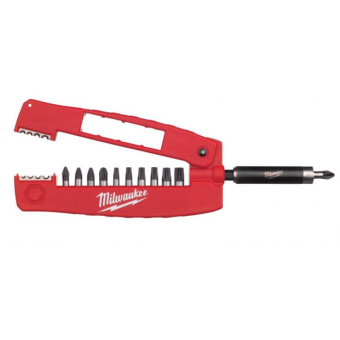 Набор бит Milwaukee, 12 шт. Shockwave "Крокодил 2"