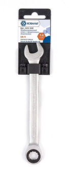 Ключ комбинированный трещоточный КОБАЛЬТ 14 мм Cr-V (1 шт.)