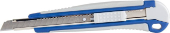 Нож технический КОБАЛЬТ лезвие 9 мм, двухкомпонентный корпус