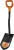 Лопата штыковая укороченная Plantic