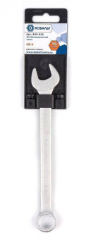 Ключ комбинированный КОБАЛЬТ 16 мм Cr-V (1 шт.) подвес