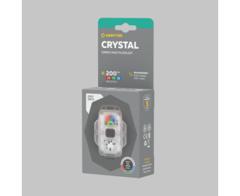 Фонарь Armytek Crystal USB-C Серый
