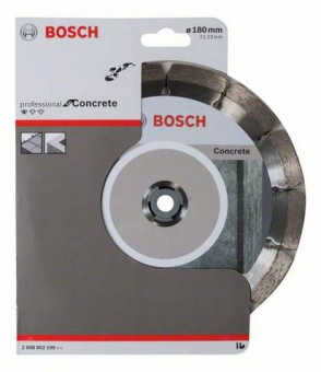 Диск алмазный сегм. Bosch 180х22.2 Concrete