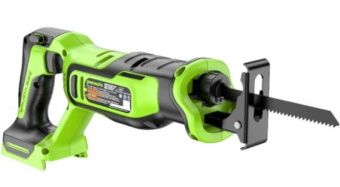 Пила сабельная аккумуляторная GreenWorks GD24RS