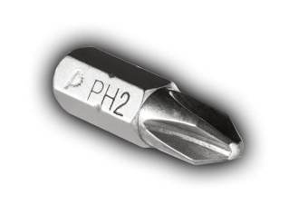 Бита Практика PH2, 25 мм, 2 шт. (серия Профи)